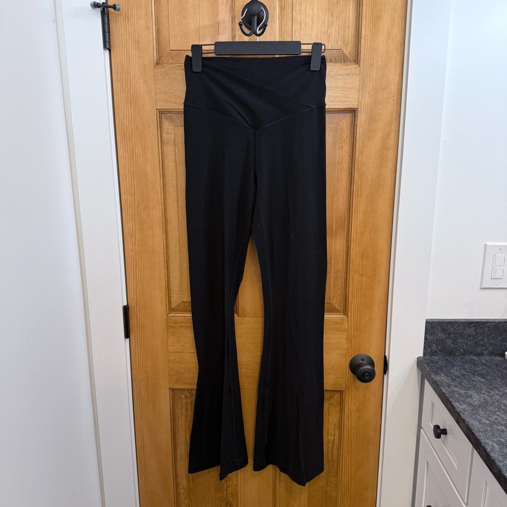 Aerie Real Me High Waisted Crossover Flare Legging